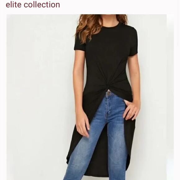 High low twist blouse - Picture 1 of 4